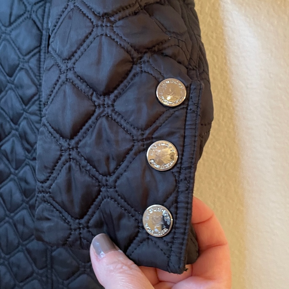Laundry By Shelli Segal Black Quilted Puffer Coat size S - Picture 6 of 11